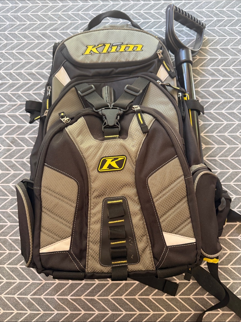 Kilm Grey & Black Utility Backpack